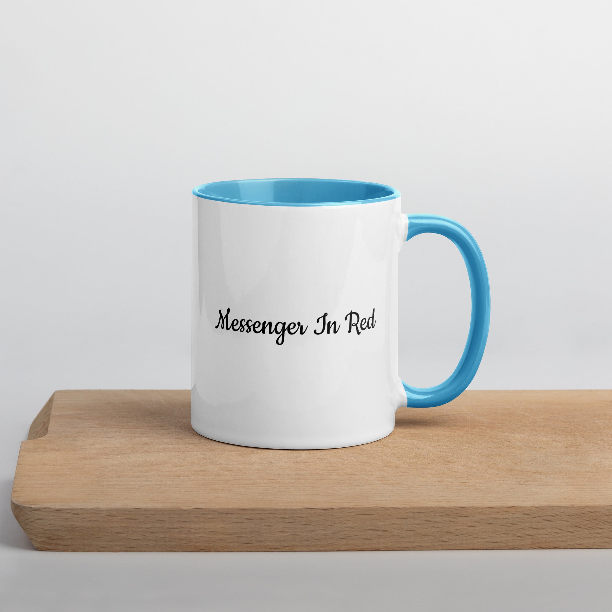 Messenger In Red Ceramic Mug