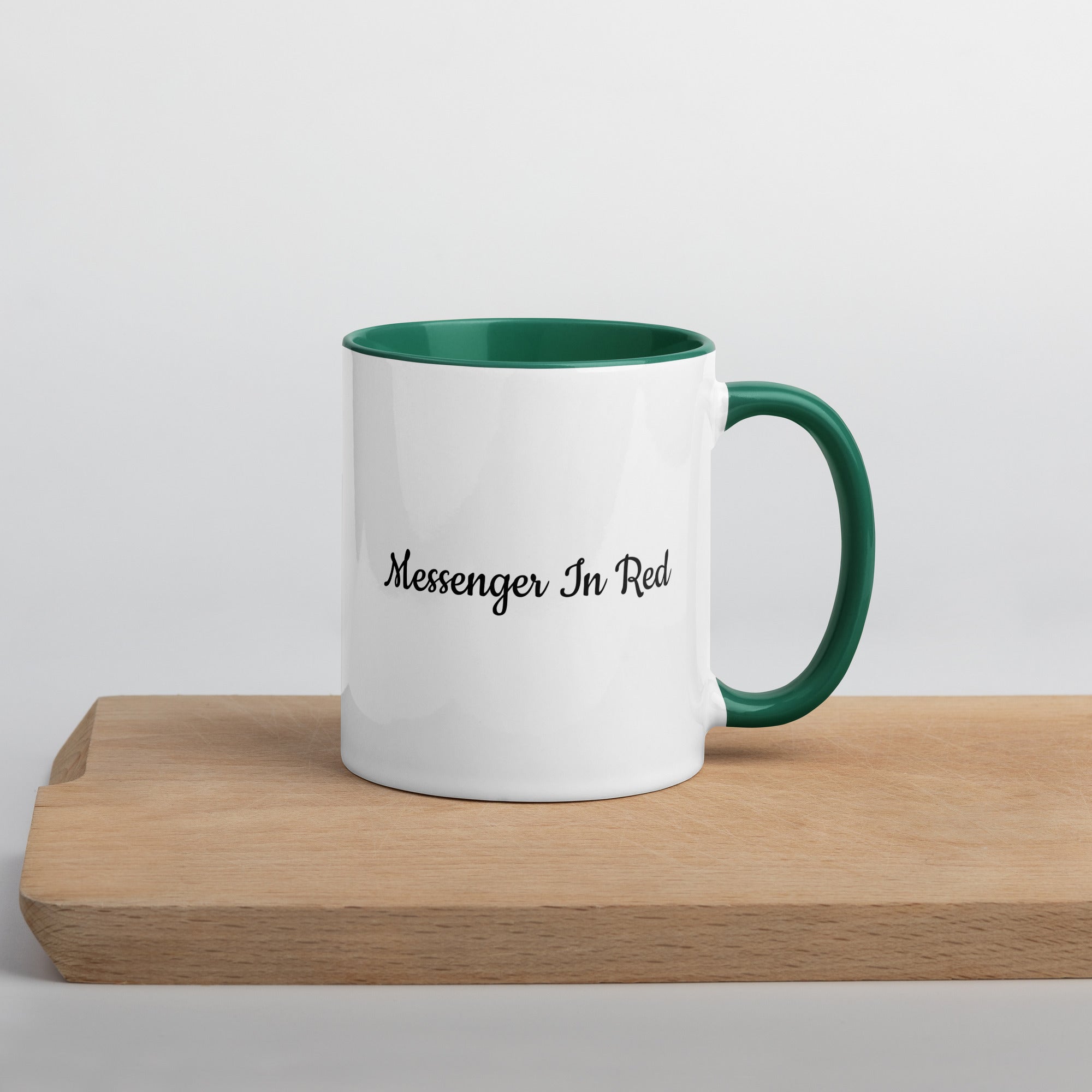 Messenger In Red Ceramic Mug
