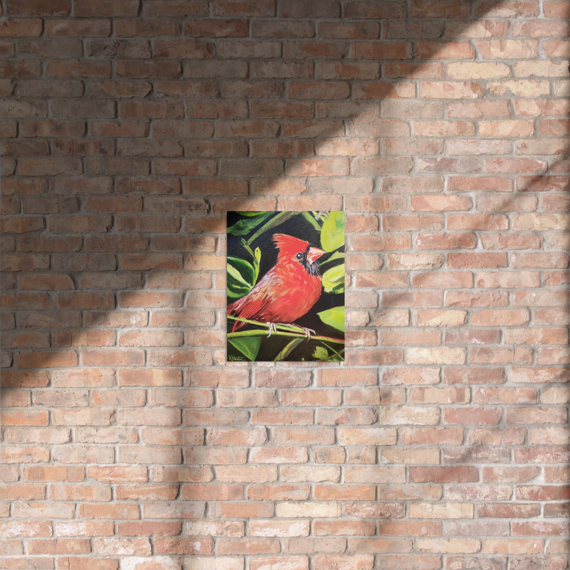 Messenger In Red Metal Print