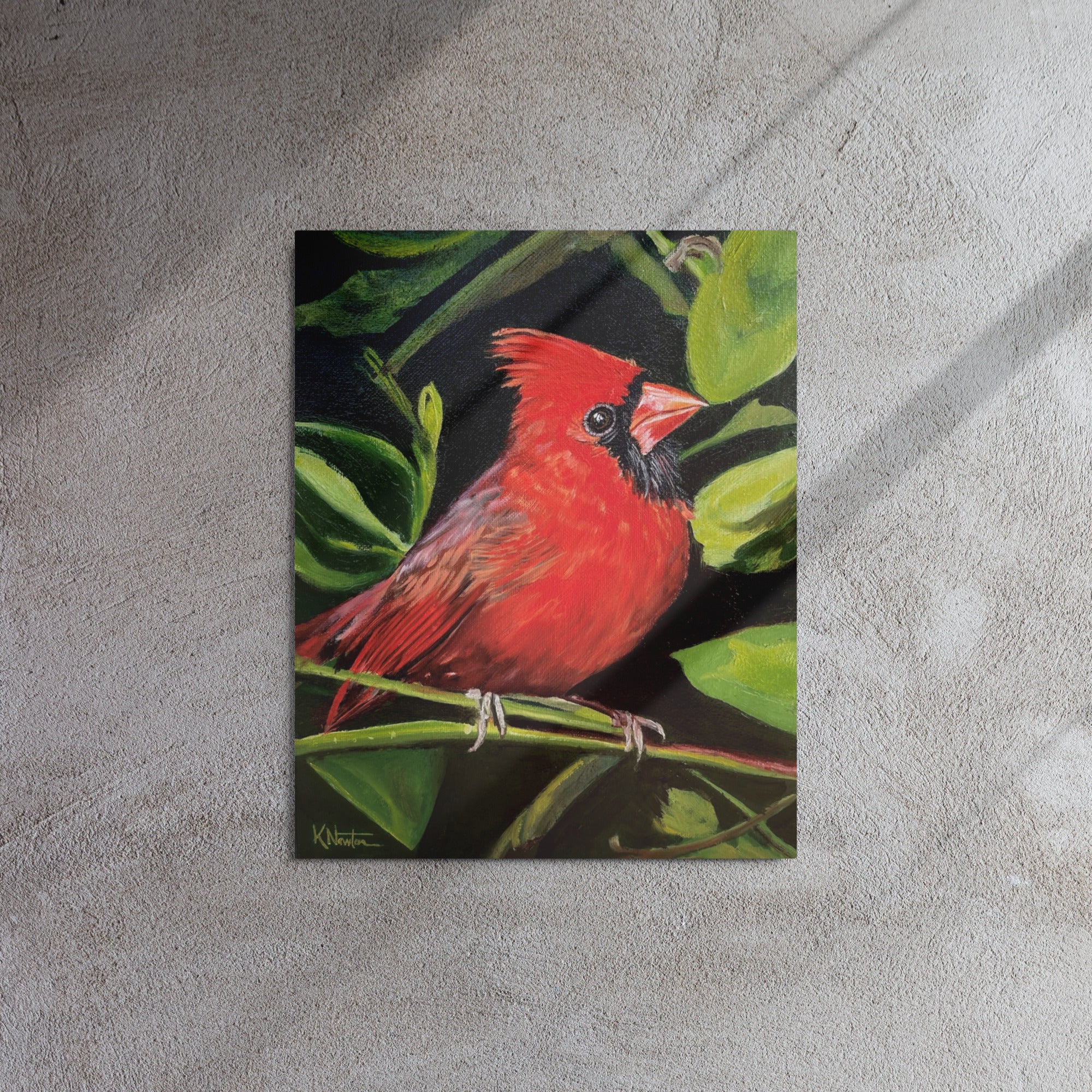 Messenger In Red Metal Print