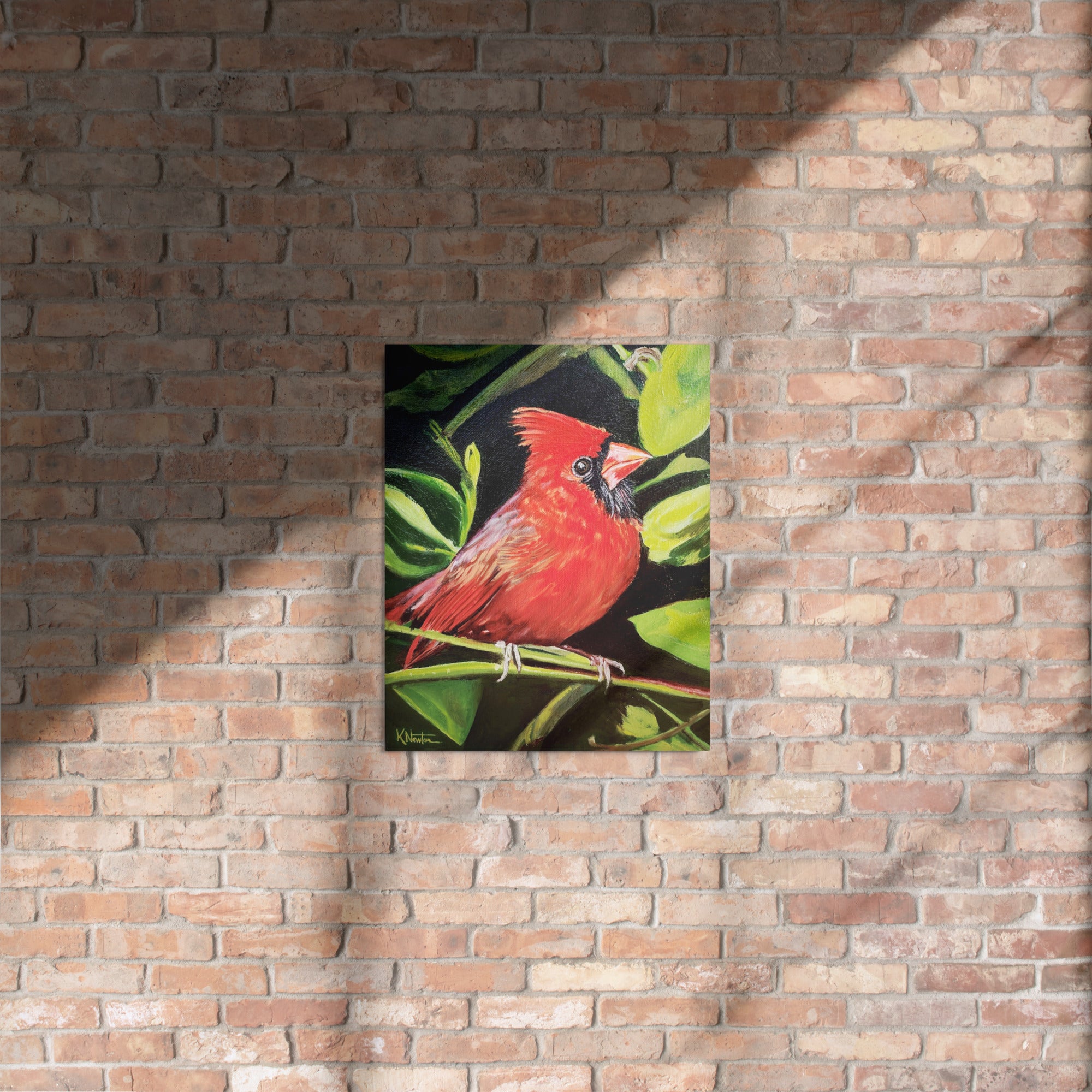 Messenger In Red Metal Print