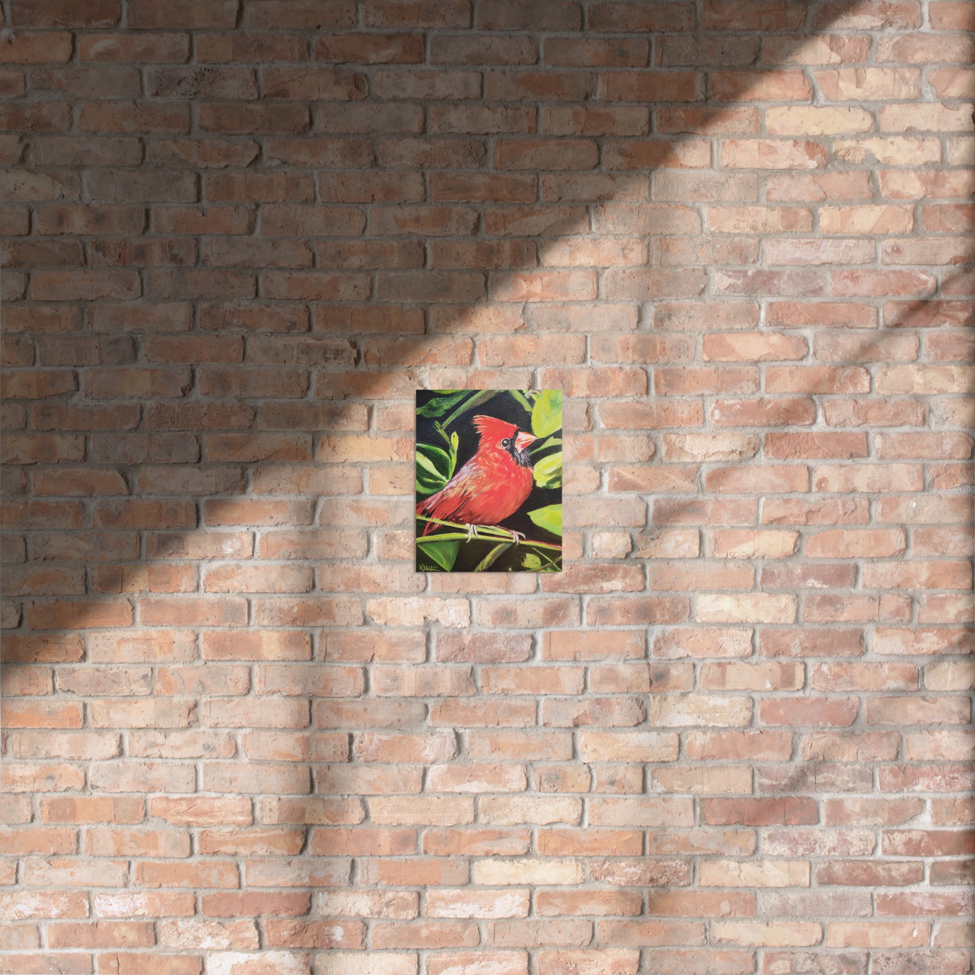 Messenger In Red Metal Print