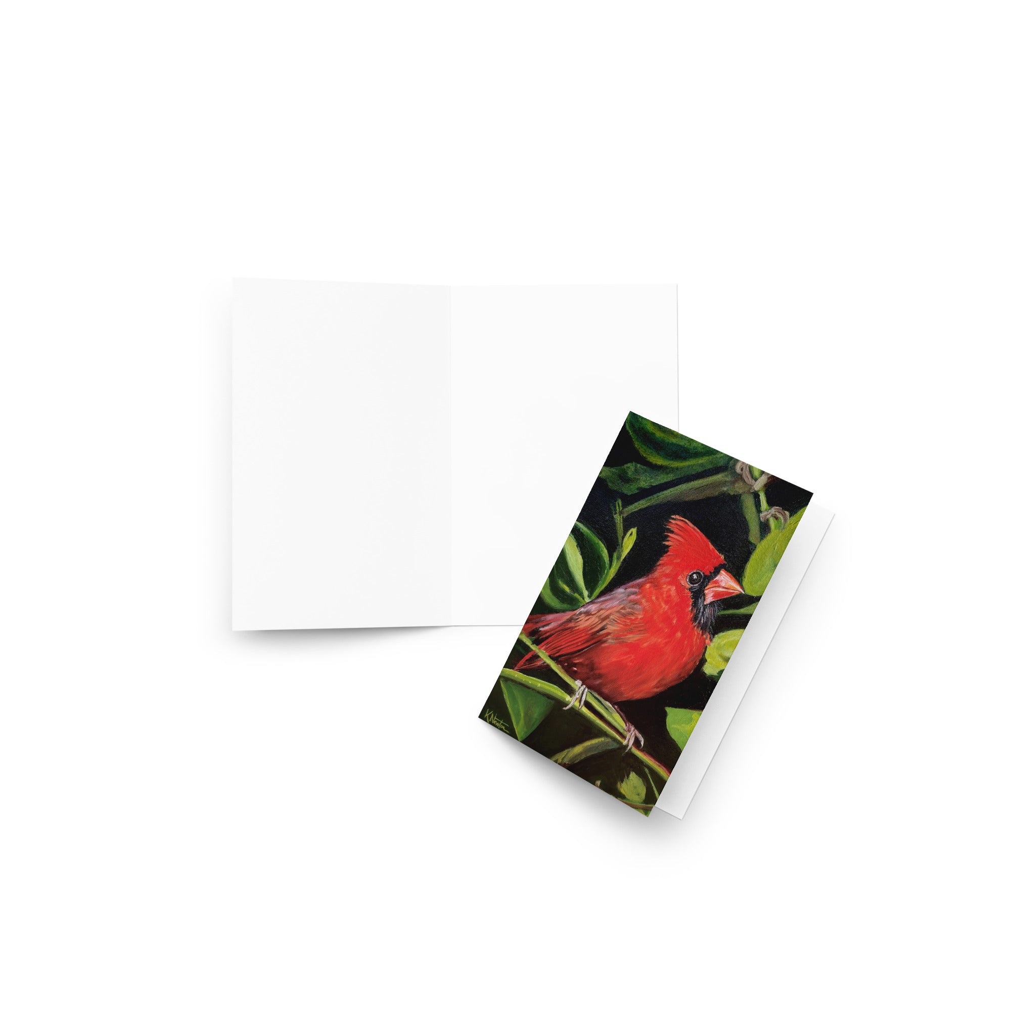 Messenger In Red Greeting Card