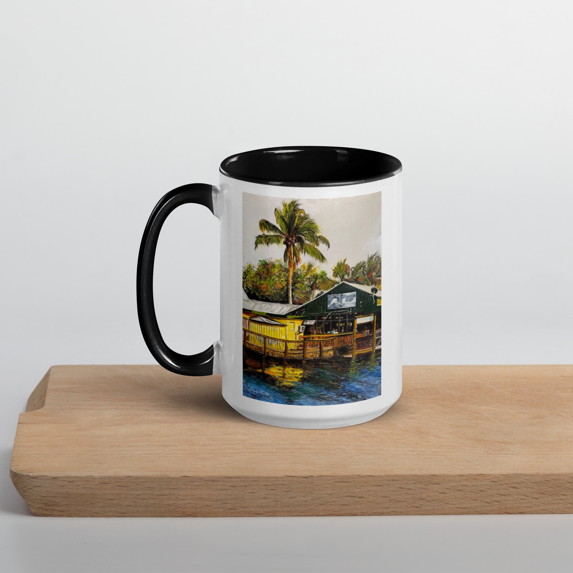 Riverside Cafe Ceramic Mug