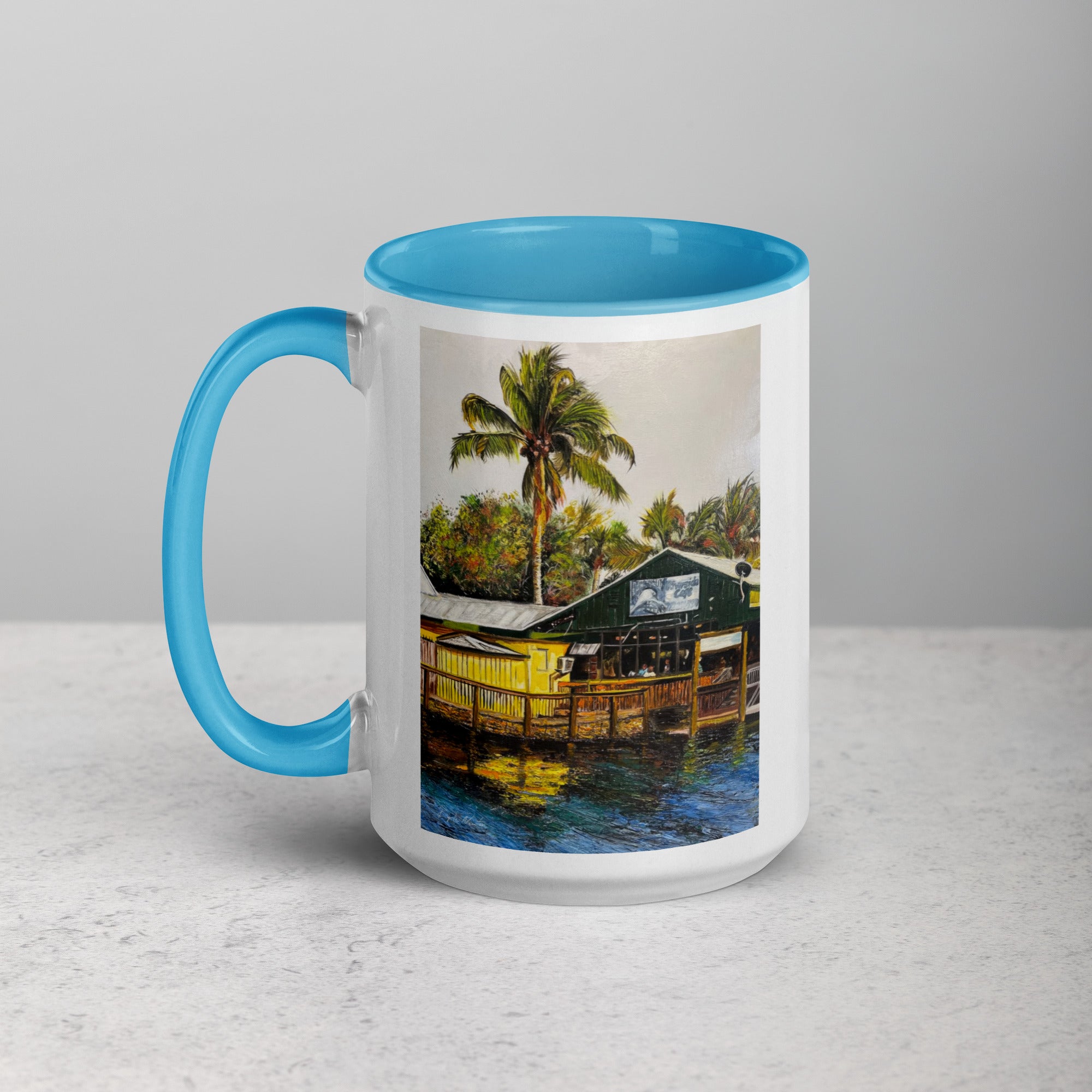 Riverside Cafe Ceramic Mug