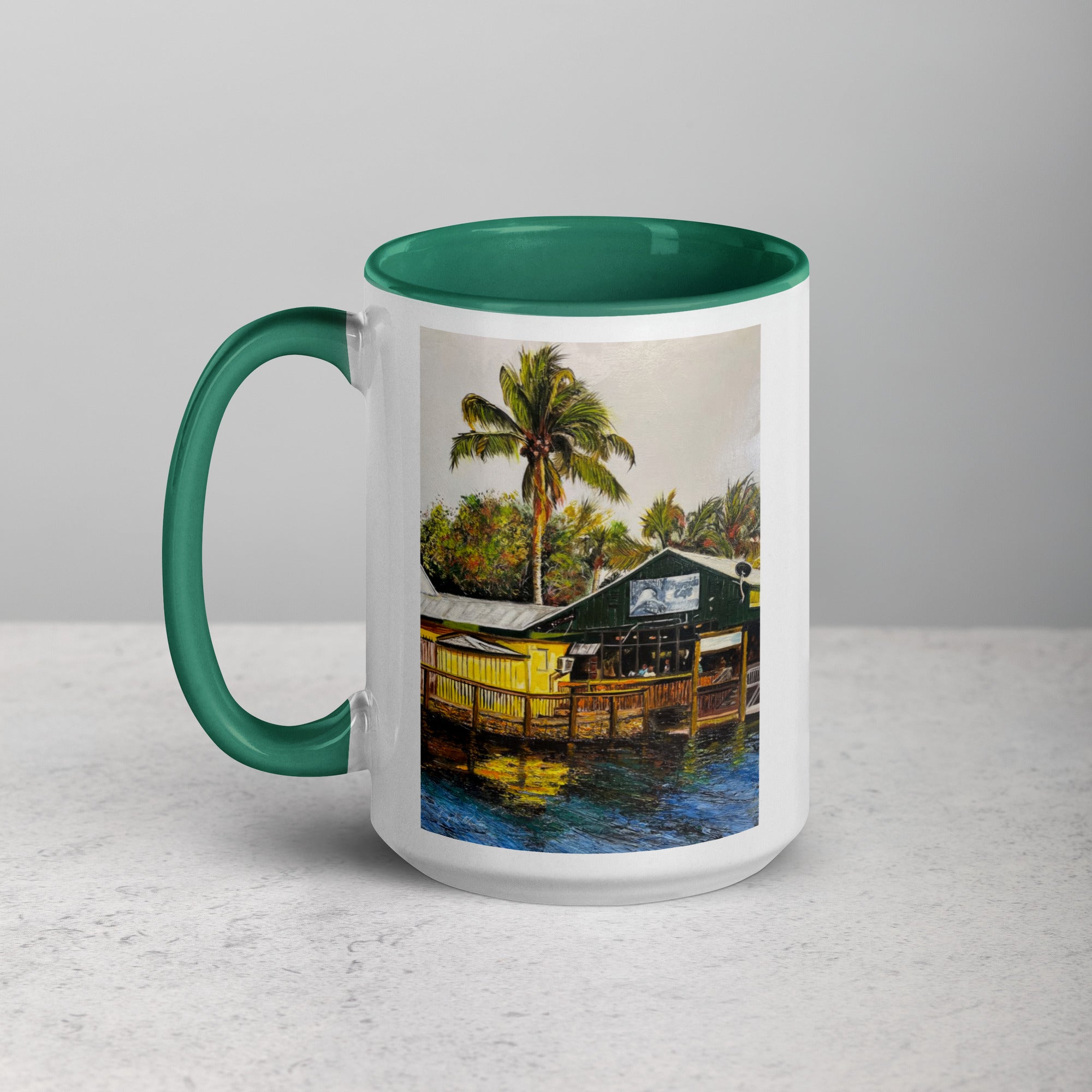 Riverside Cafe Ceramic Mug