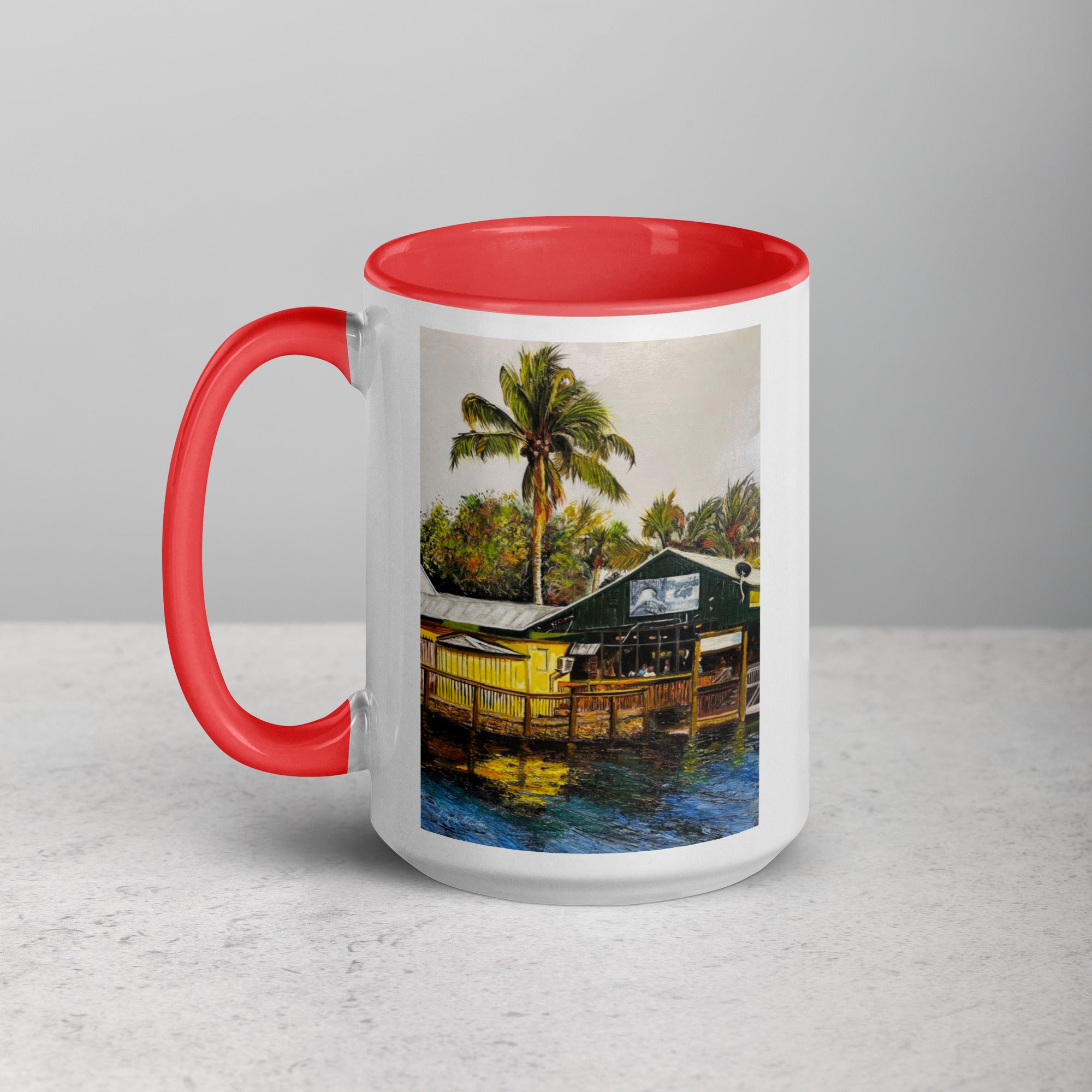 Riverside Cafe Ceramic Mug