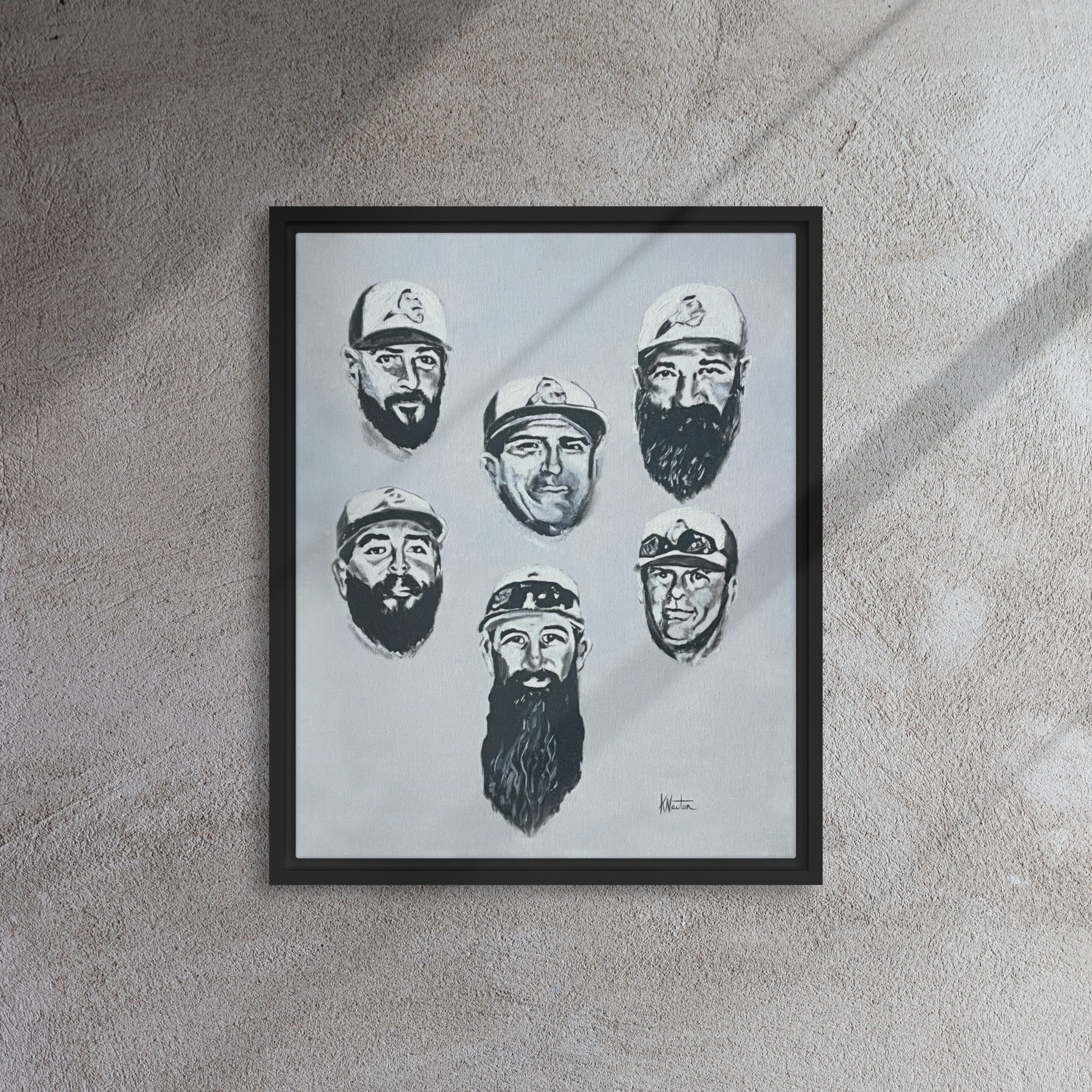 The Wolfpack Framed Canvas