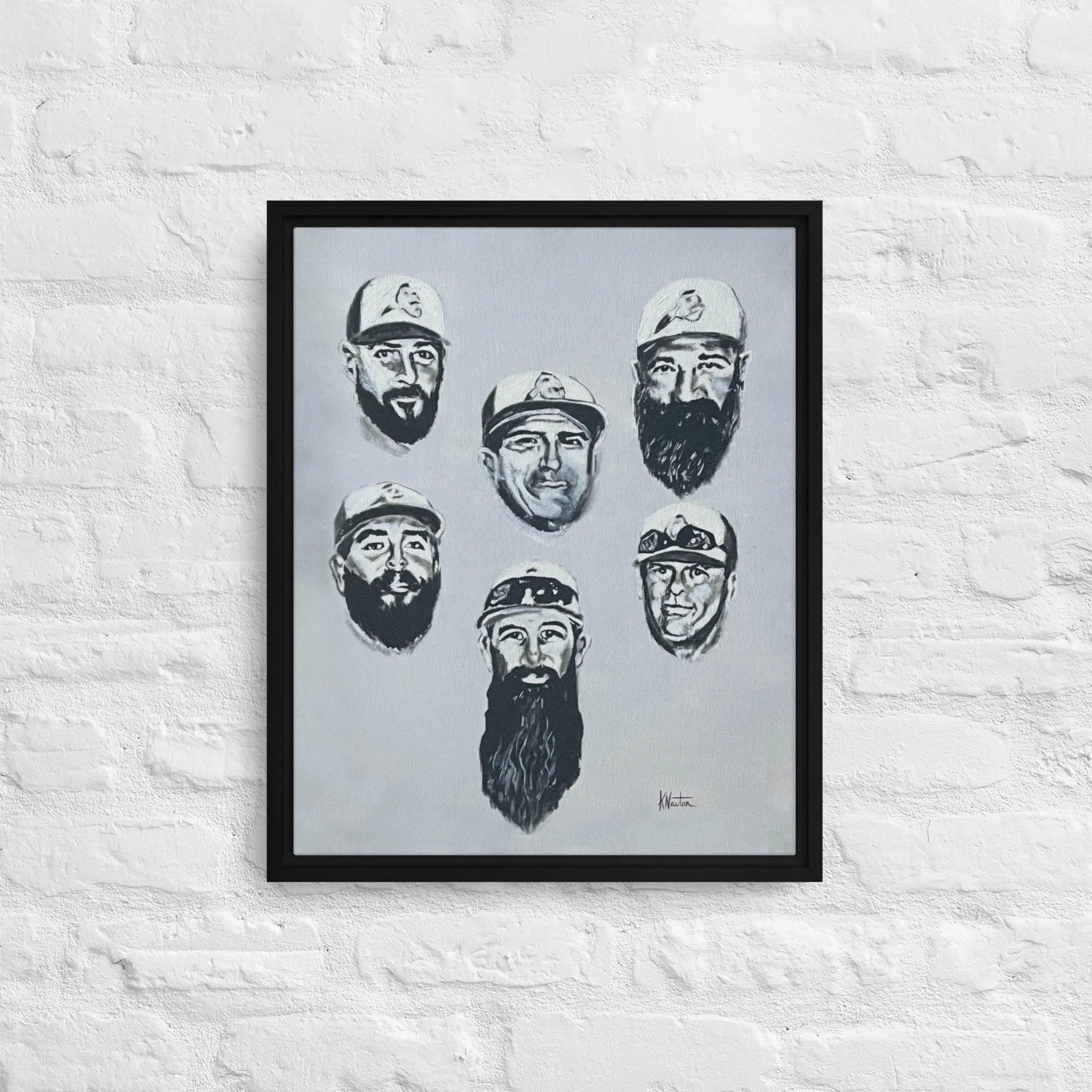 The Wolfpack Framed Canvas