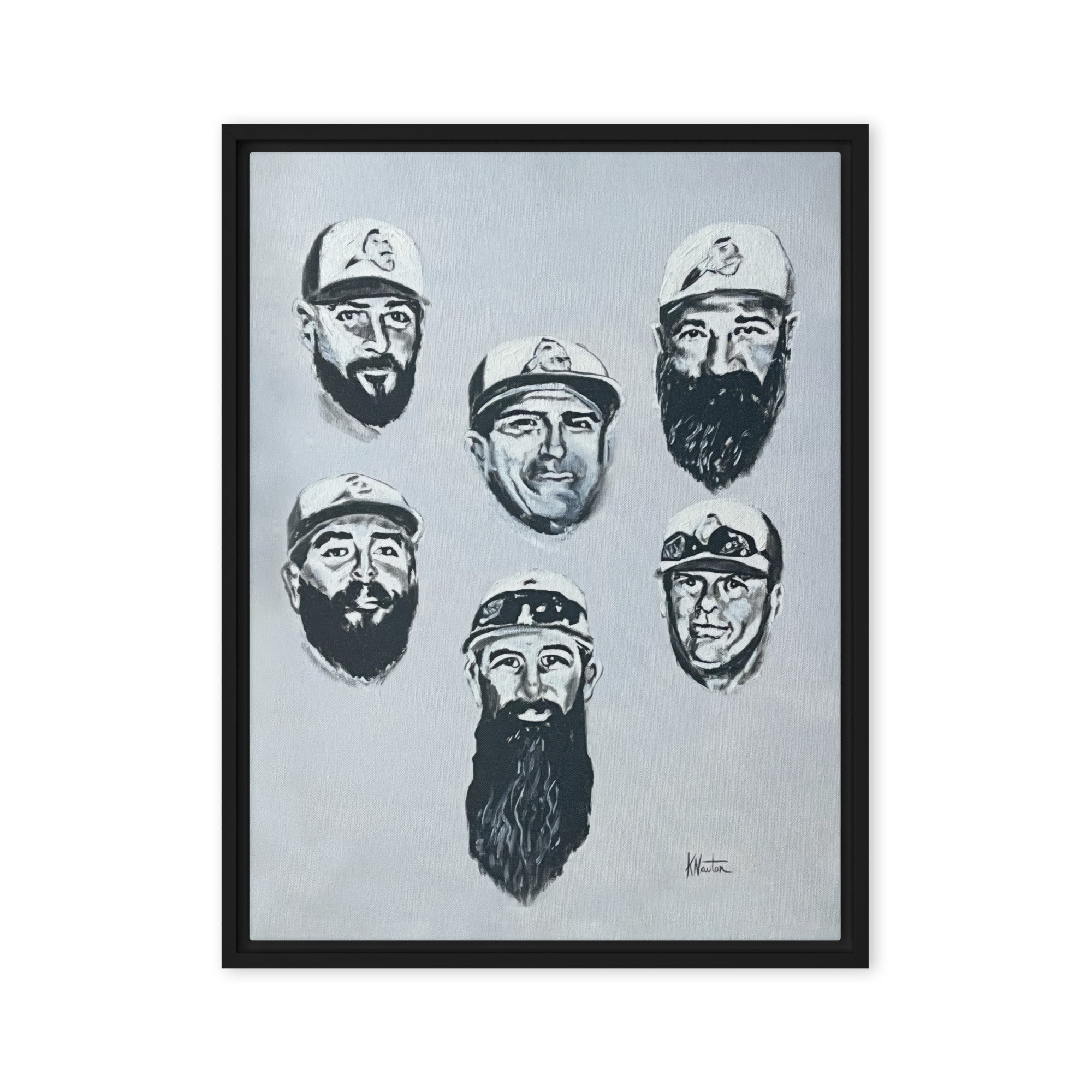 The Wolfpack Framed Canvas