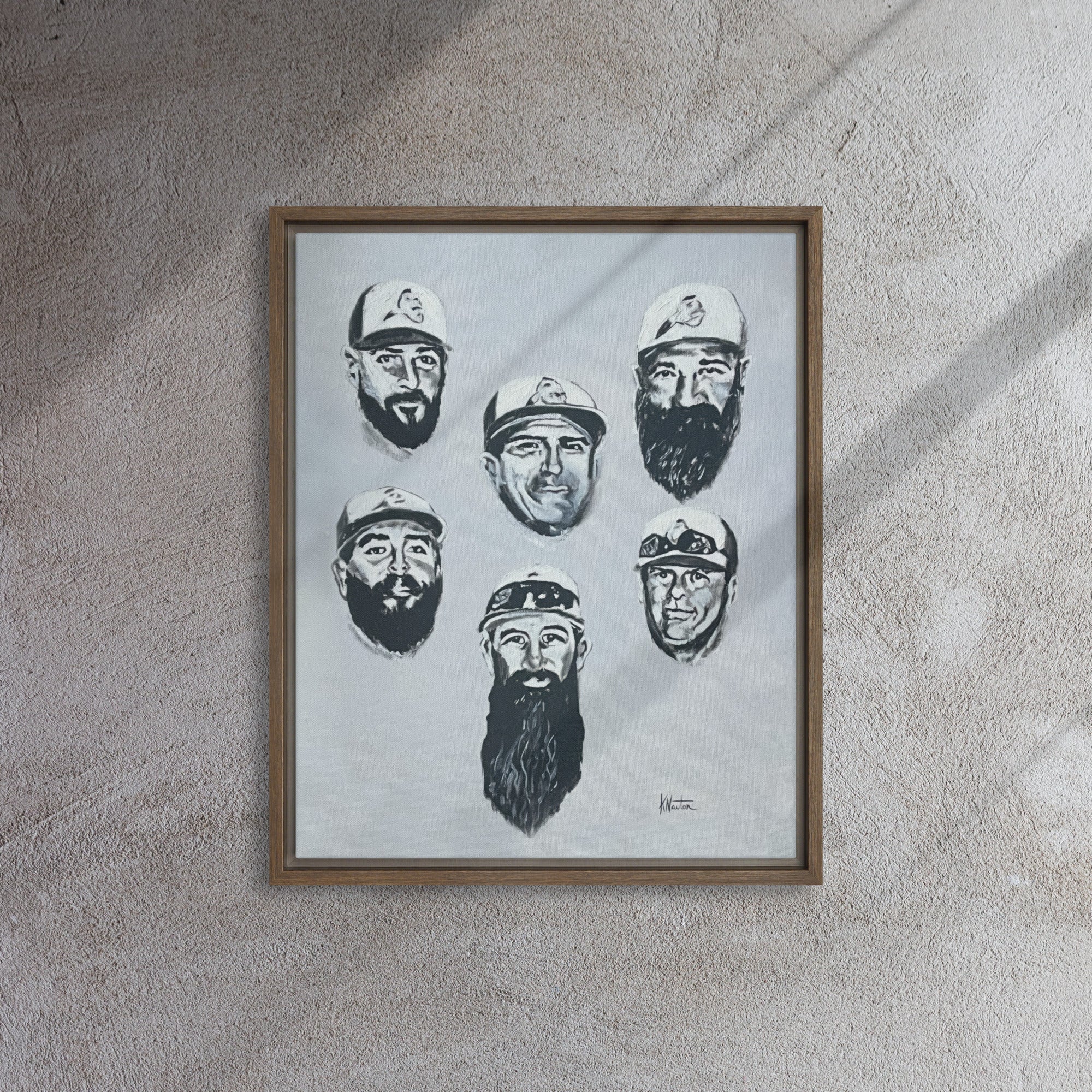 The Wolfpack Framed Canvas