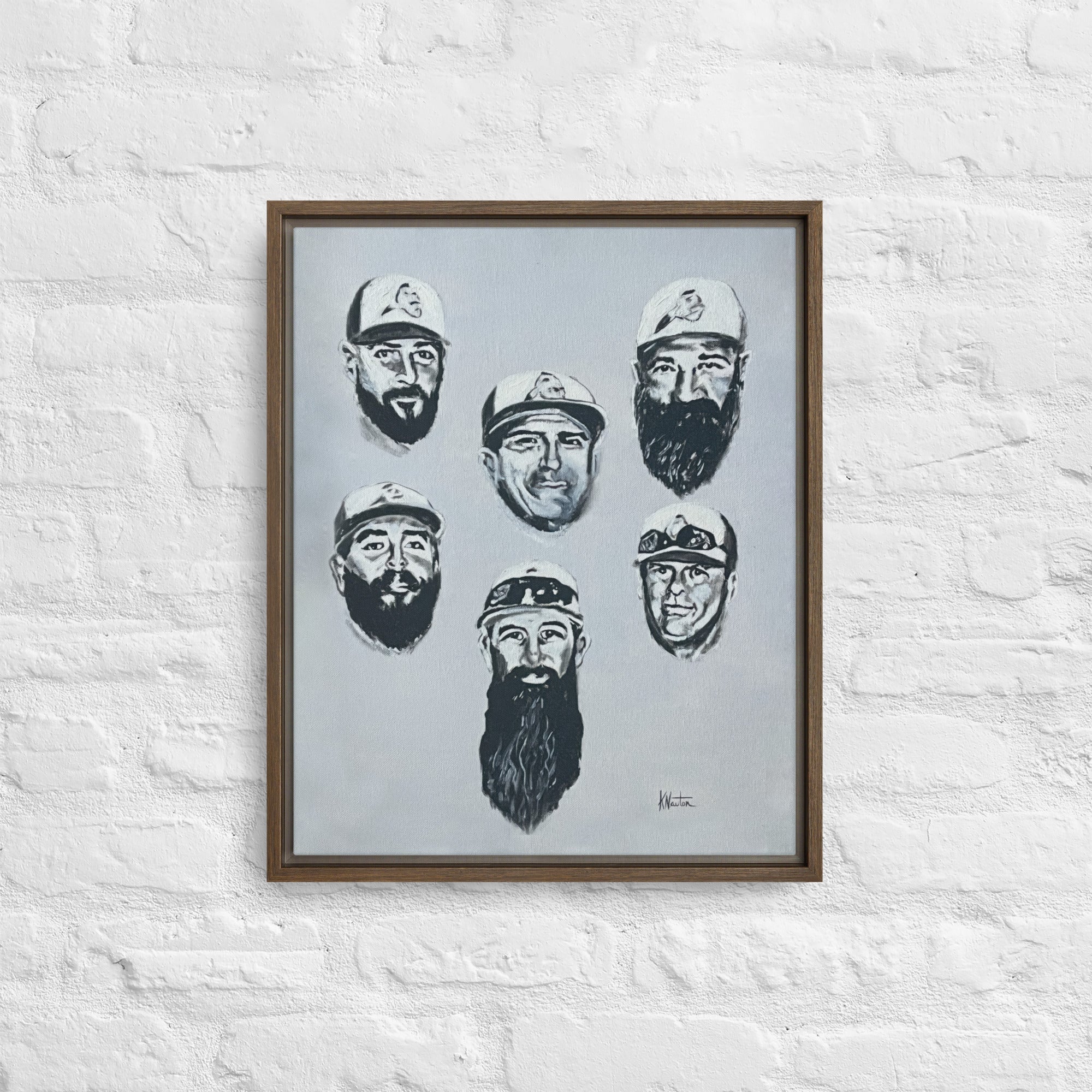 The Wolfpack Framed Canvas