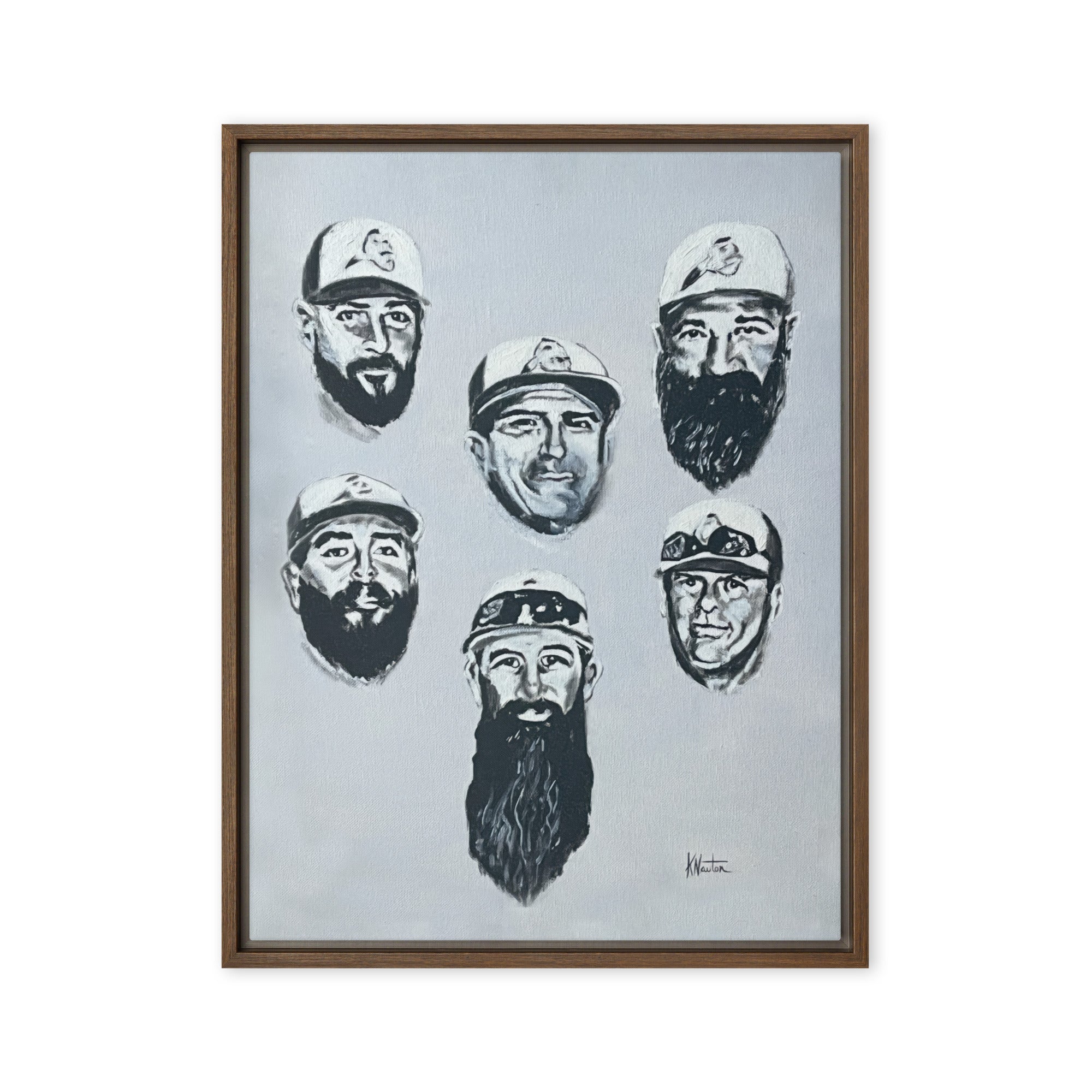 The Wolfpack Framed Canvas