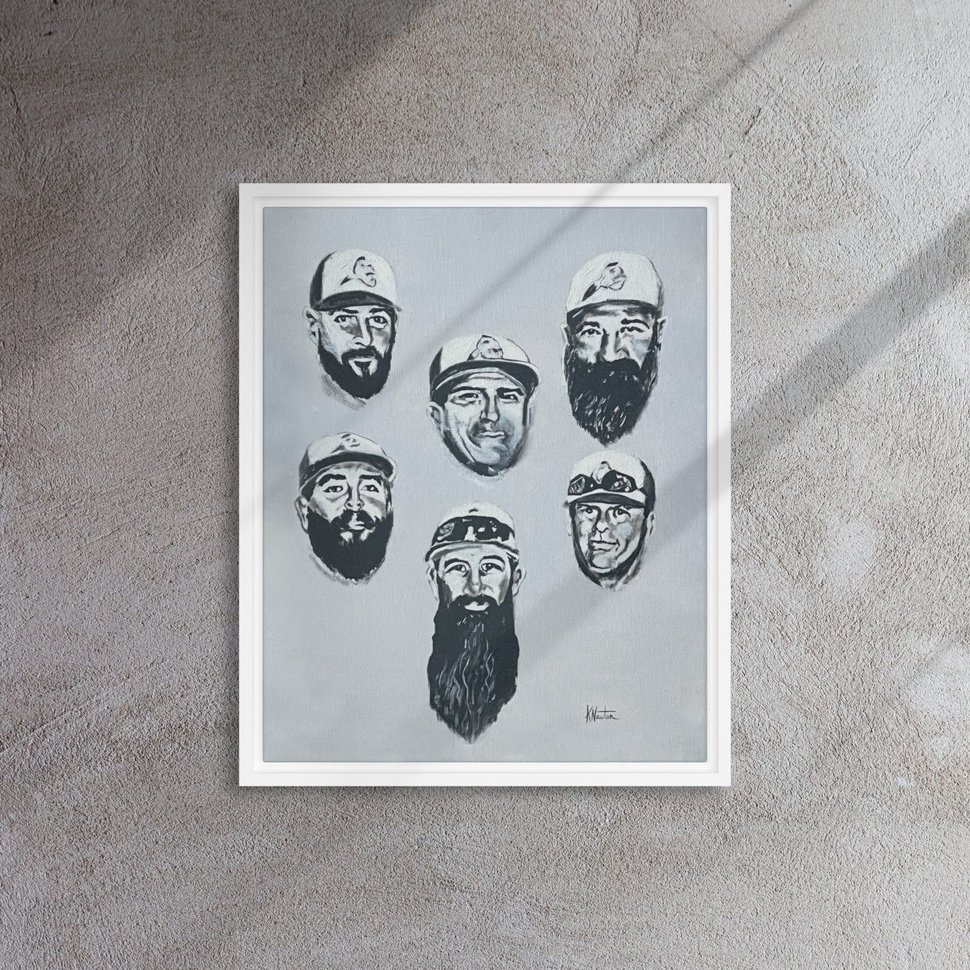 The Wolfpack Framed Canvas
