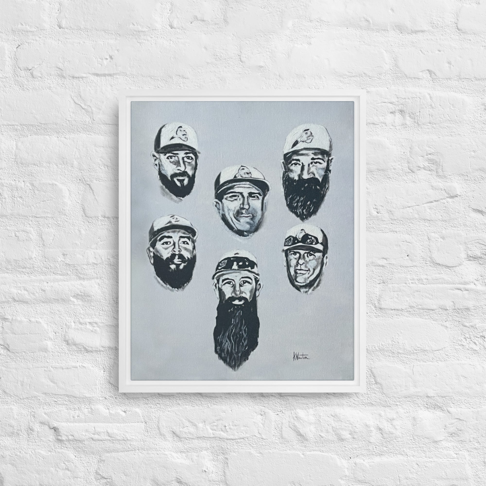 The Wolfpack Framed Canvas