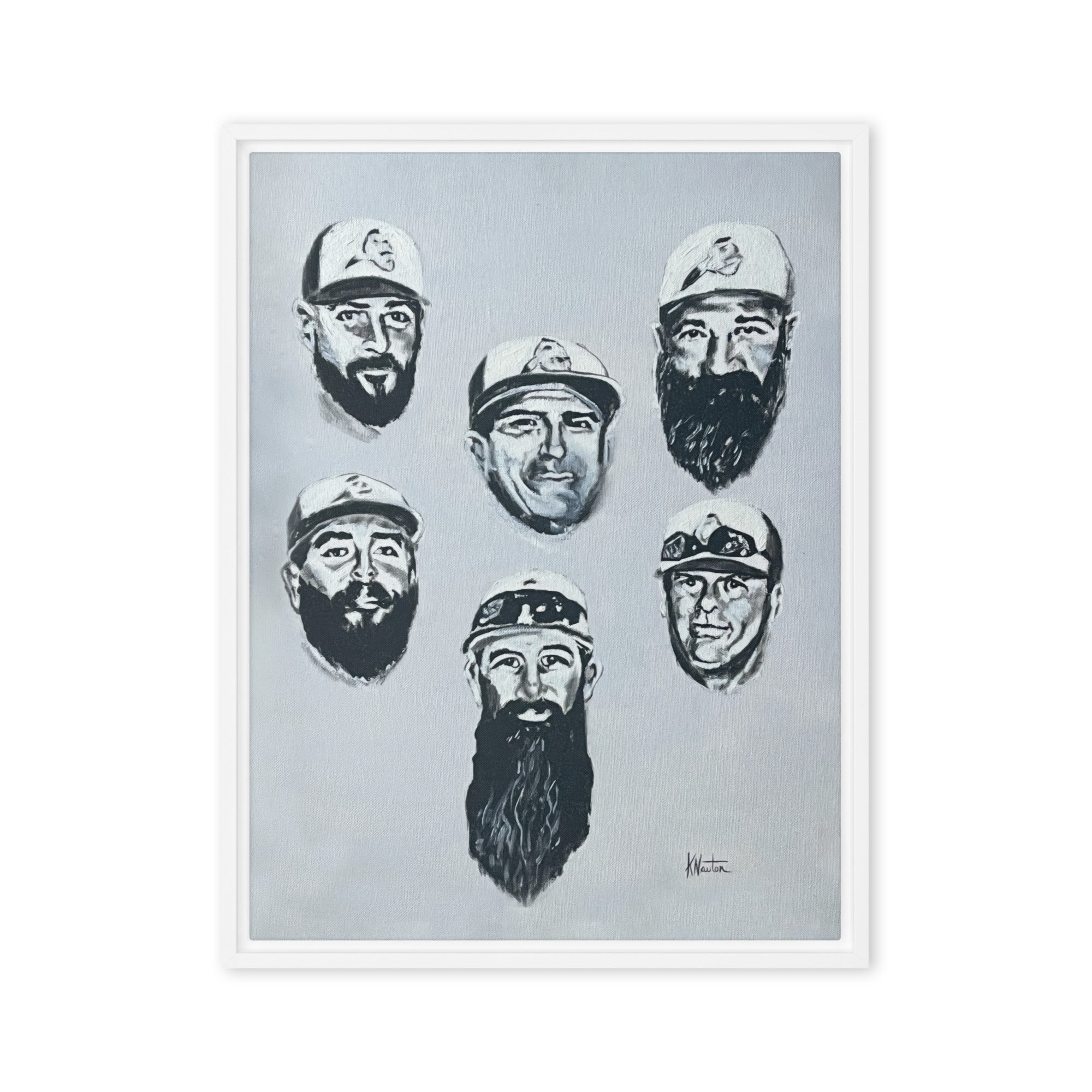 The Wolfpack Framed Canvas