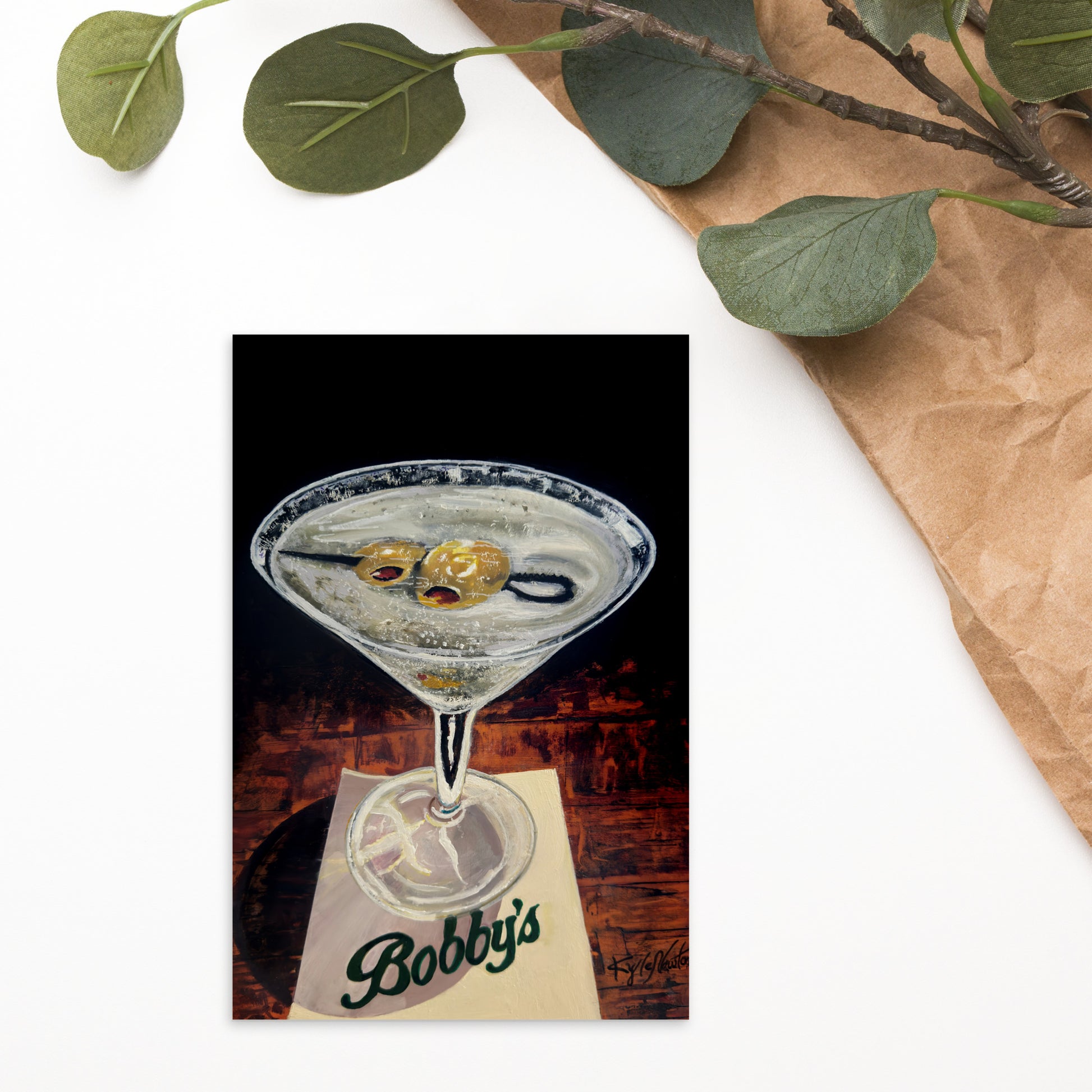 Cheers at Bobby's Postcard