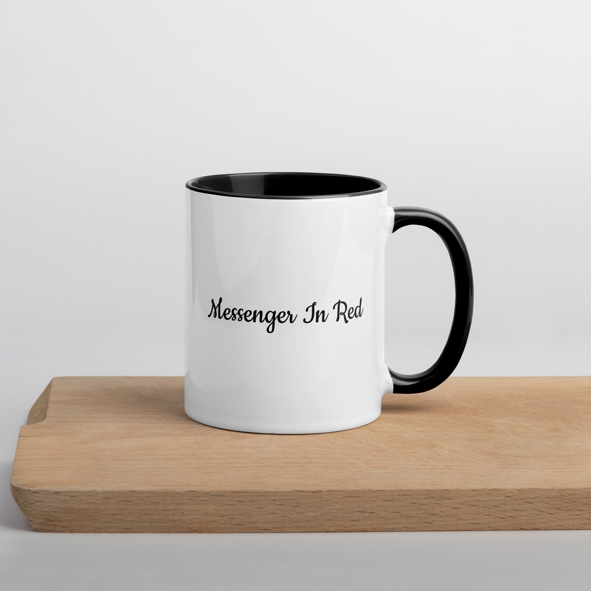 Messenger In Red Ceramic Mug