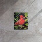 Messenger In Red Metal Print