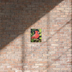 Messenger In Red Metal Print