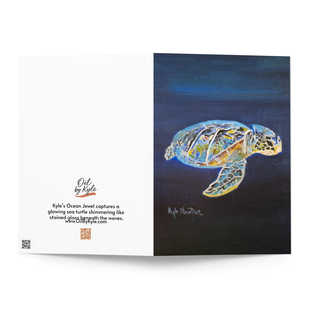 Ocean Jewel Greeting Card
