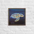 Ocean Jewel Framed Canvas