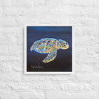Ocean Jewel Framed Canvas