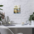 Riverside Cafe Metal Print