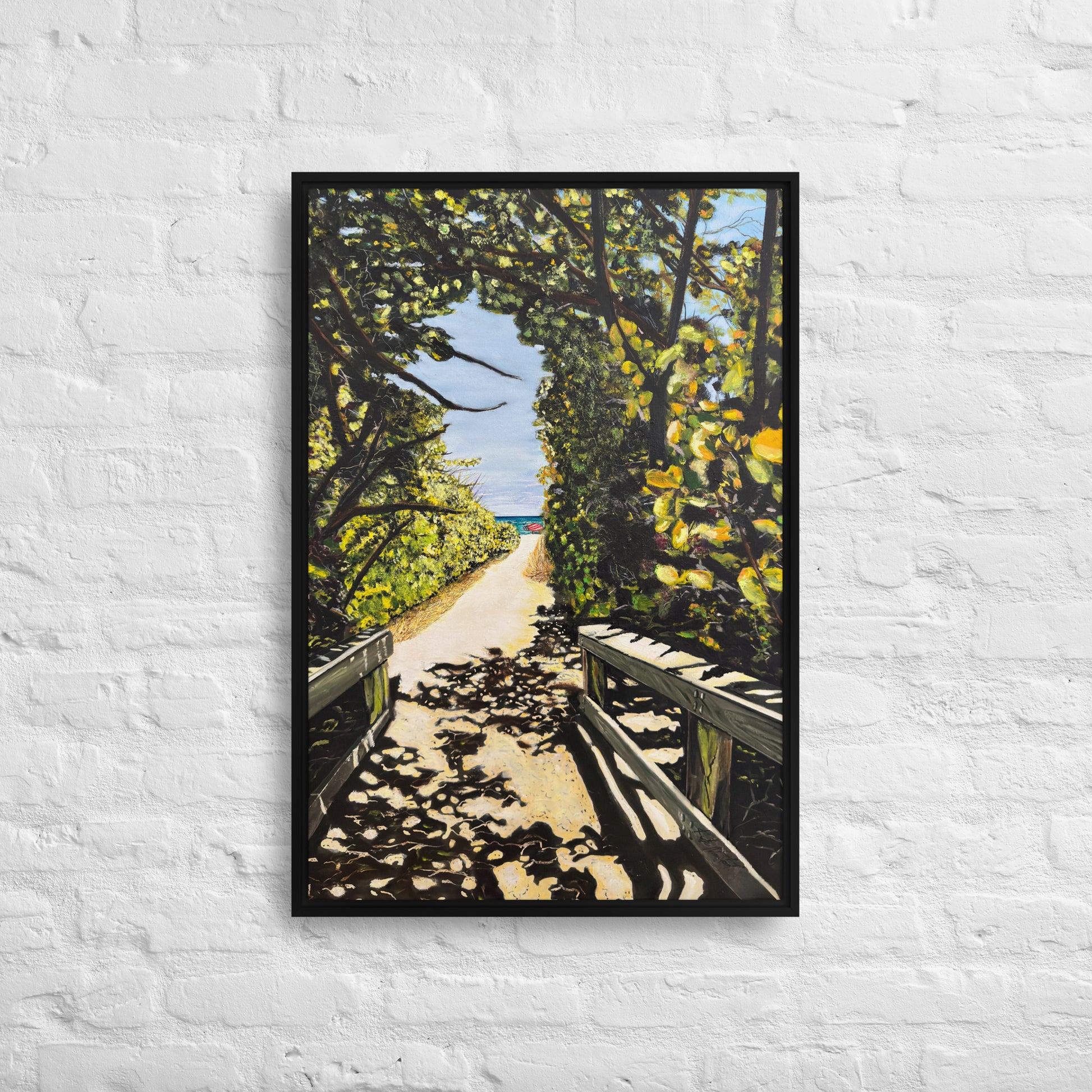 South Beach Framed Canvas