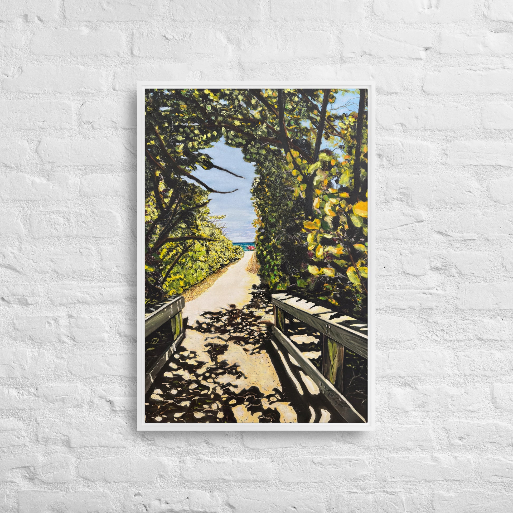 South Beach Framed Canvas