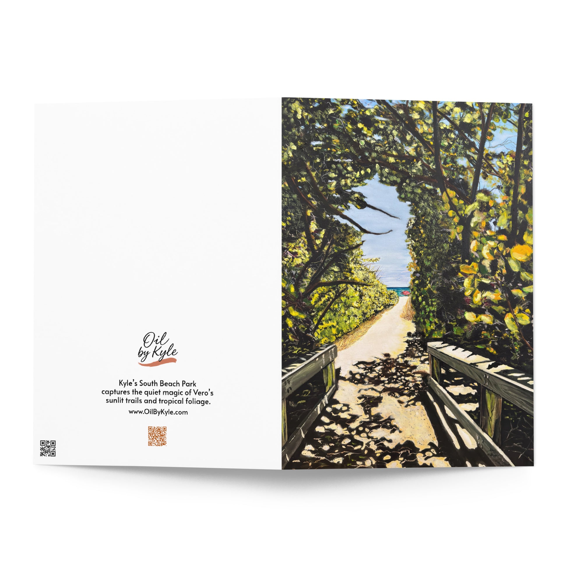 South Beach Greeting Card