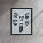 The Wolfpack Framed Canvas