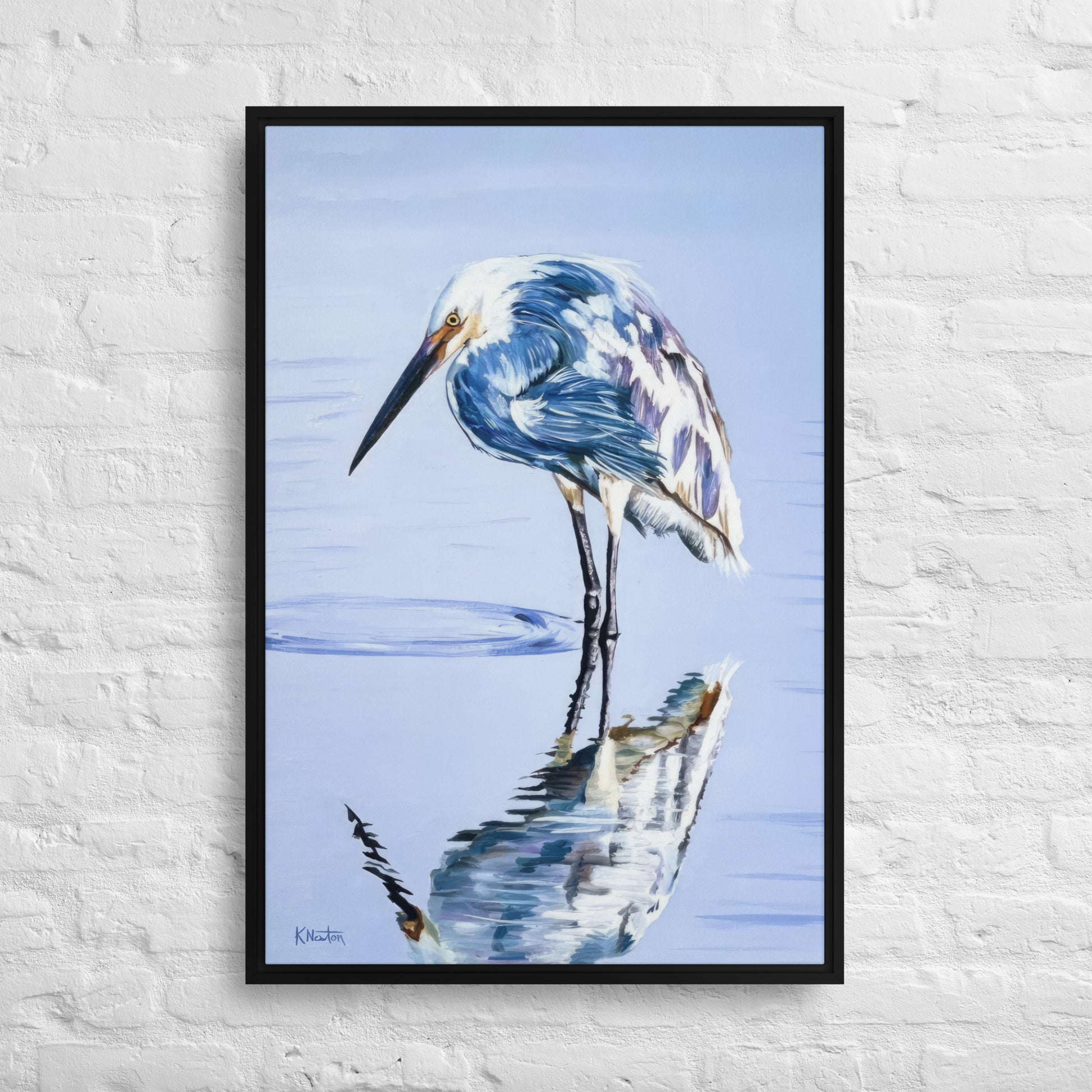 Tranquil Mirror Framed Canvas