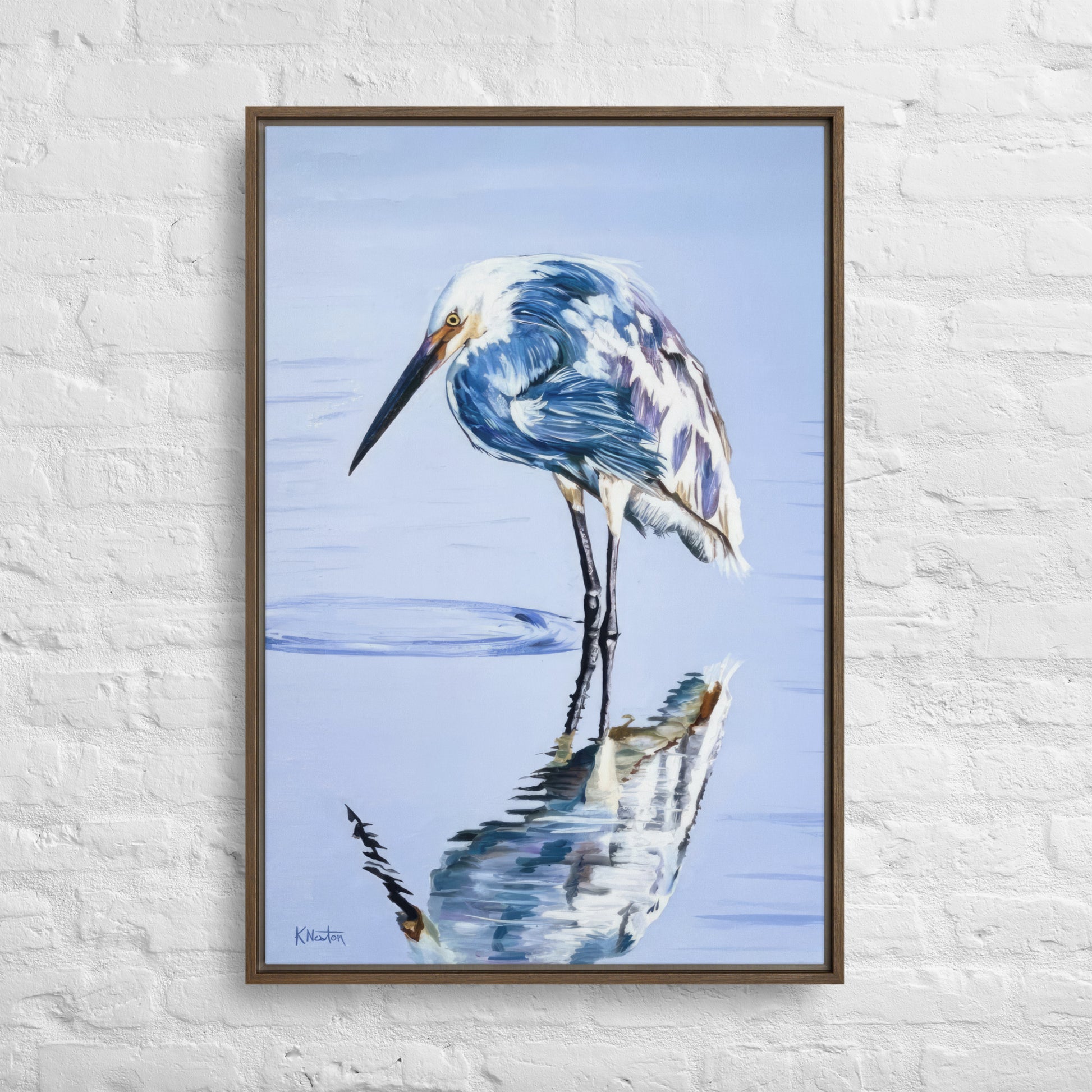 Tranquil Mirror Framed Canvas