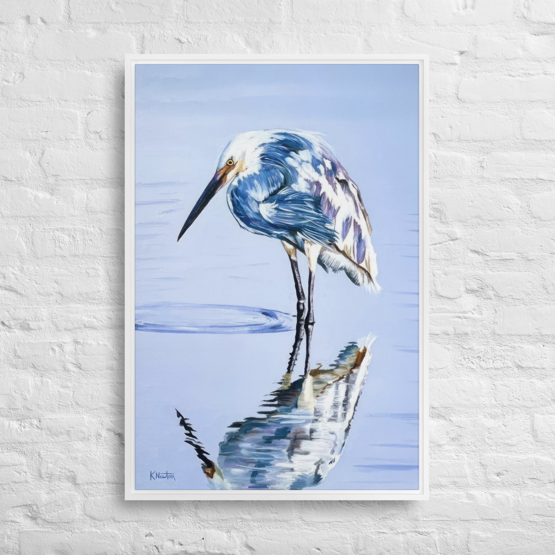 Tranquil Mirror Framed Canvas