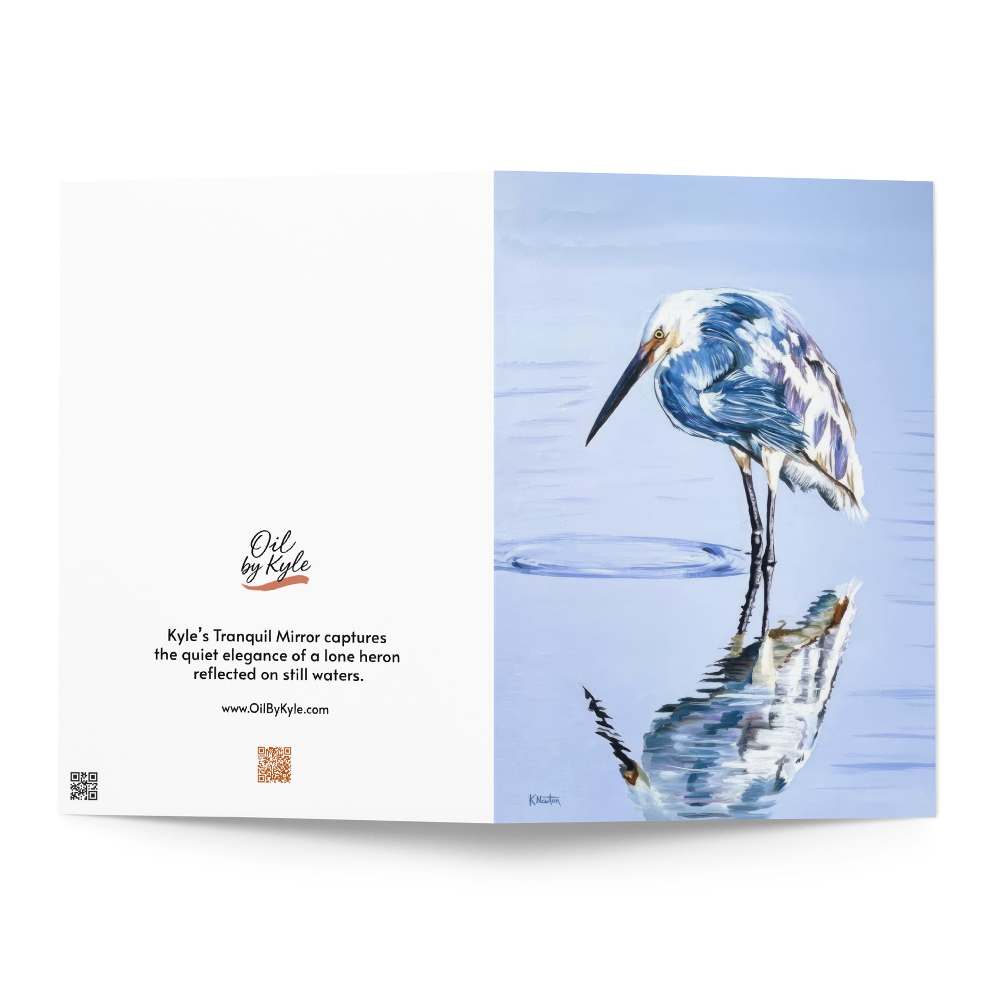 Tranquil Mirror Greeting Card